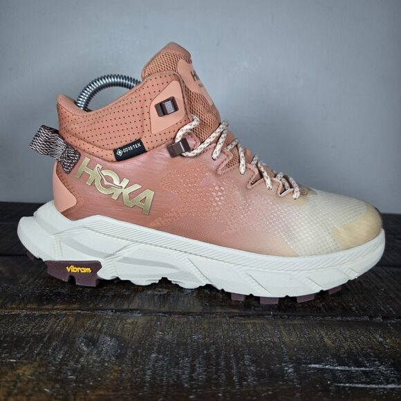 NEW Hoka One One Trail Code GTX Womens Size 8.5 B Shoes Sun Baked Shortbread